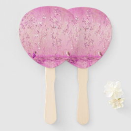 Roze Chinoiserie Handwaaier