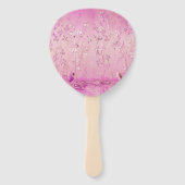 Roze Chinoiserie Handwaaier (Achterkant)