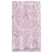 Roze Chinoiserie Klein Cadeauzakje (Achterkant)