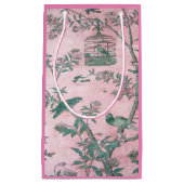 Roze Chinoiserie Klein Cadeauzakje (Voorkant)