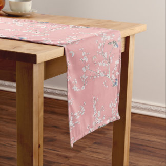 Roze Chinoiserie Lange Tafelloper