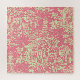 Roze Chinoiserie Legpuzzel