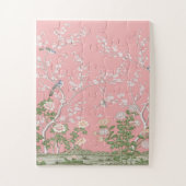 Roze Chinoiserie Legpuzzel (Verticaal)