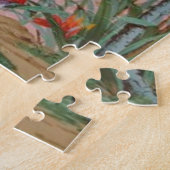 Roze Chinoiserie Legpuzzel (Zijkant)