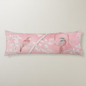 Roze Chinoiserie Lichaamskussen (Voorkant)