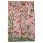 Roze Chinoiserie Medium Cadeauzakje (Voorkant)