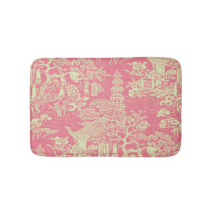 Roze Chinoiserie Moderne Badmat