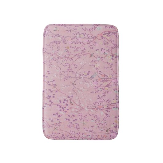 Roze Chinoiserie Moderne Badmat (Voorkant Verticaal)
