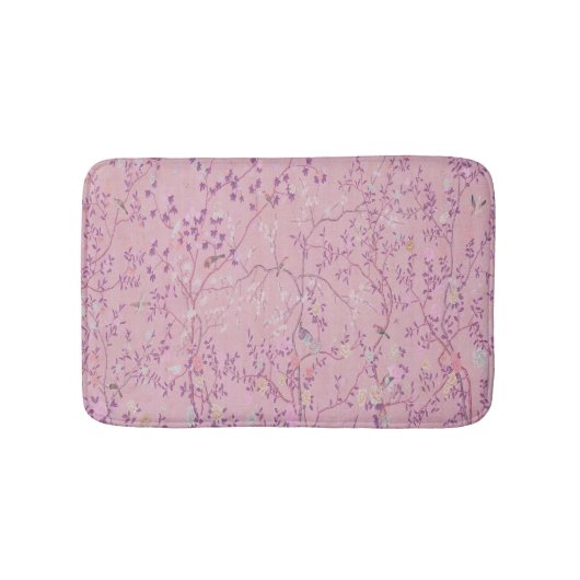 Roze Chinoiserie Moderne Badmat (Voorkant)
