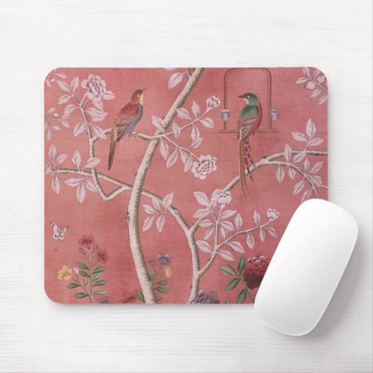 Roze Chinoiserie Muismat (Met muis)