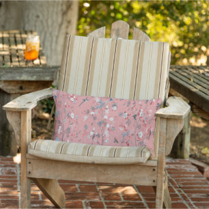 Roze Chinoiserie Patio Outdoor Buitenkussen