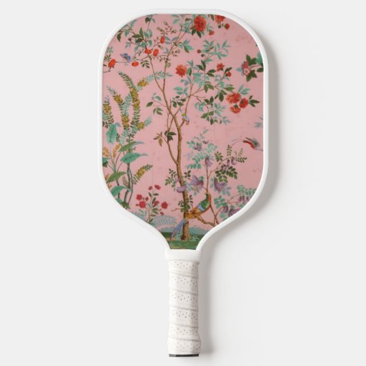Roze Chinoiserie Pickleball Paddle (Voorkant)