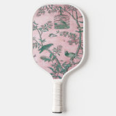 Roze Chinoiserie Pickleball Paddle (Achterkant)