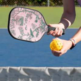 Roze Chinoiserie Pickleball Paddle