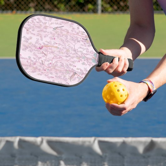 Roze Chinoiserie Pickleball Paddle (Insitu)