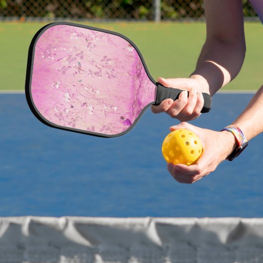 Roze Chinoiserie Pickleball Paddle (Insitu)