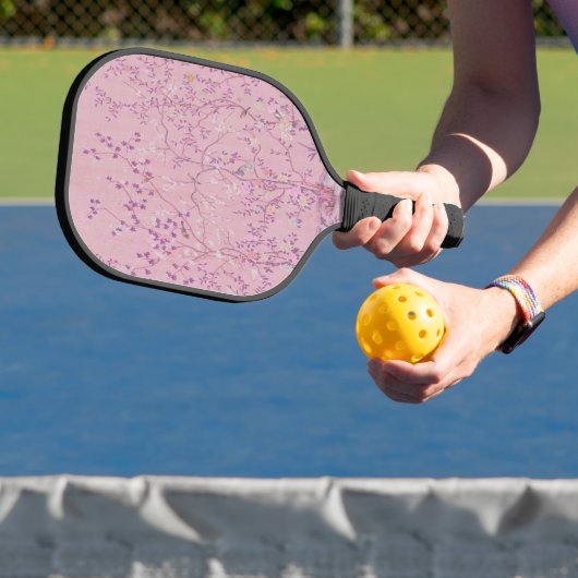 Roze Chinoiserie Pickleball Paddle (Insitu)