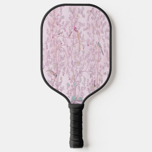 Roze Chinoiserie Pickleball Paddle (Voorkant)