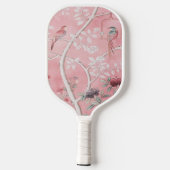 Roze Chinoiserie Pickleball Paddle (Achterkant)