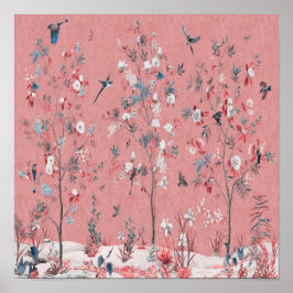 Roze Chinoiserie Poster