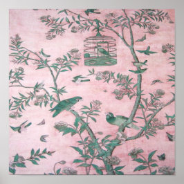 Roze Chinoiserie Poster