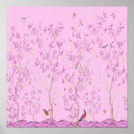 Roze Chinoiserie Poster