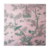 Roze Chinoiserie Tegeltje (Voorkant)