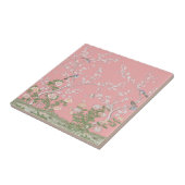 Roze Chinoiserie Tegeltje (Zijkant)