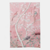 Roze Chinoiserie Theedoek (Verticaal)