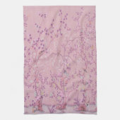 Roze Chinoiserie Theedoek (Verticaal)