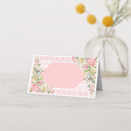 Roze Chinoiserie Trianon Plaatskaartje