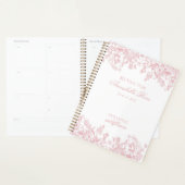 Roze Chinoiserie Vintage Bloemige Eerste Jaar Planner (Display)
