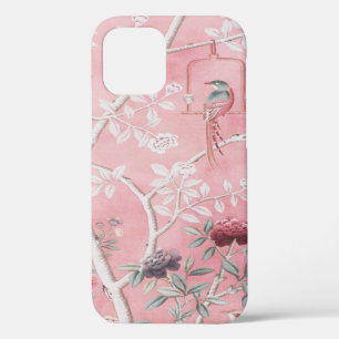 Roze Chinoiserie Vogel Bloemen Elegant Case-Mate iPhone Case