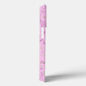 Roze Chinoiserie Vogel Bloemen Elegant Case-Mate iPhone Case (Achterkant / Rechts)