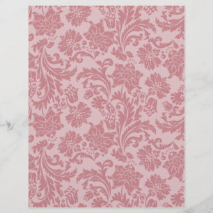 Roze Chintz Pattern Kaart Stock DIY Scrapbooking