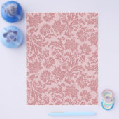 Roze Chintz Pattern Kaart Stock DIY Scrapbooking (Enkel)
