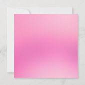 Roze chique muziek afspeellijst cover foto verjaar kaart (Achterkant)