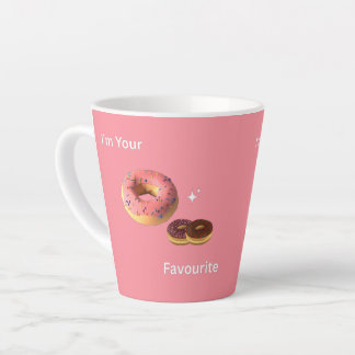 Roze & Chocolade Donut Mok – Sweet Morning Vibes
