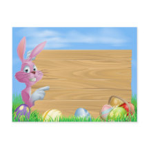 Roze chocolade eieren teken Paashaas