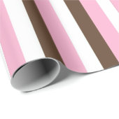 Roze chocolade vanille cadeaupapier (Rol Hoek)