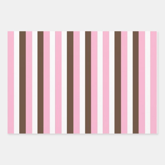 Roze chocolade vanille inpakpapier vel (Voorkant 3)