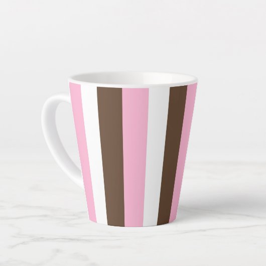 Roze chocolade vanille latte mok (Linkerhoek)