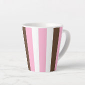 Roze chocolade vanille latte mok (Rechterhoek)