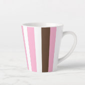 Roze chocolade vanille latte mok (Rechts)