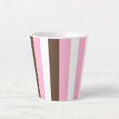 Roze chocolade vanille latte mok (Voorkant)