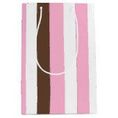 Roze chocolade vanille medium cadeauzakje (Voorkant)