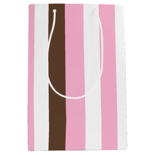 Roze chocolade vanille medium cadeauzakje (Voorkant)