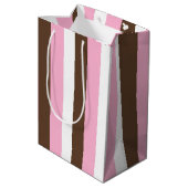 Roze chocolade vanille medium cadeauzakje (Achterkant Gekanteld)
