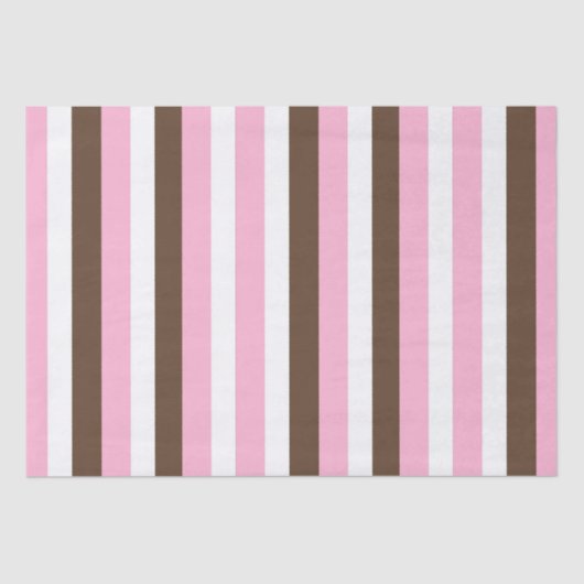 Roze chocolade vanille tissuepapier (Voorkant)