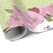  Roze Christelijk Bloemen Cadeau Cadeaupapier (Rol Hoek)